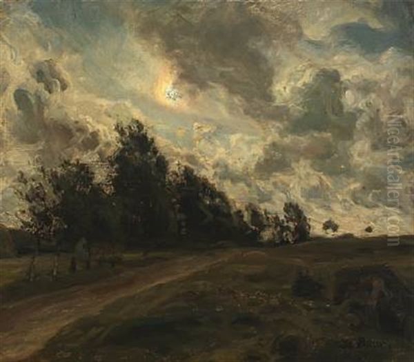 Aftenlandskab (evening Landscape) - view 1