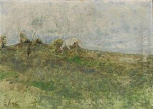 Den Hvide Hest by Julius Paulsen