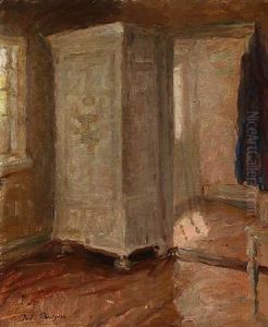 Interior With Sunlight by Julius Paulsen