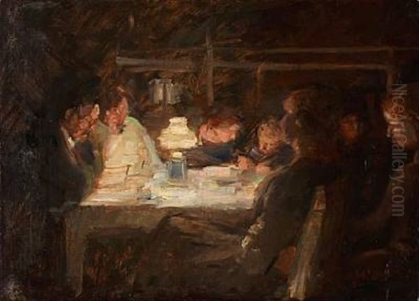 A Family Around A Table - view 1