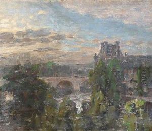 View From Paris by Julius Paulsen