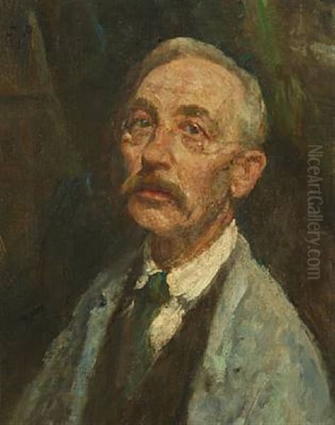 Self Portrait In Smock And Green Tie - view 1