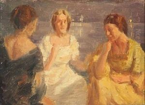 Three Ladies. Study For Tre Damer Pa En Altan Three Ladies. Study For Tre Damer Pa En Altan