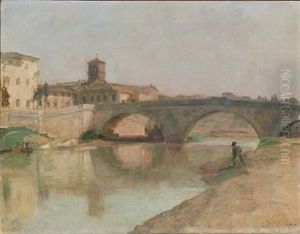 View From Rome by Julius Paulsen