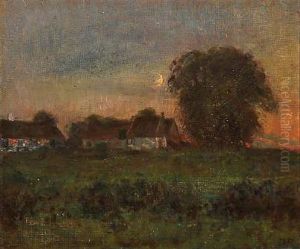 Landscape With Moonlight Landscape With Moonlight