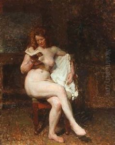 A Reading Female Nude A Reading Female Nude
