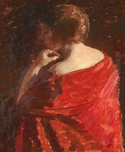 A Lady With A Red Drees A Lady With A Red Drees