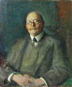 Portrait Of A Seated Gentleman by Julius Paulsen