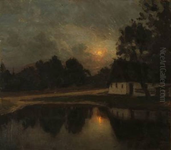 Aftenlandskab (evening Landscape) - view 1