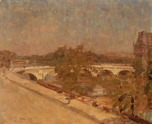 Under Pont Des Arts - Paris Middagssol