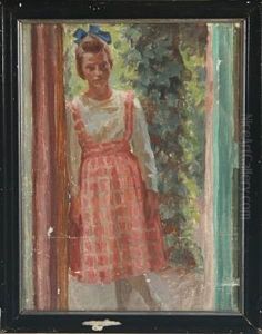 Girl In Doorway (+ Interior With Woman; 2 Works) Girl In Doorway (+ Interior With Woman; 2 Works)
