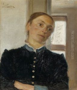 Bildnis Vor Dem Fenster