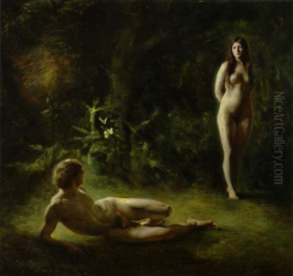 Adam Og Eva by Julius Paulsen