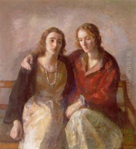 Dobbeltportraet. Kunstnerens Dotre Dobbeltportraet. Kunstnerens Dotre