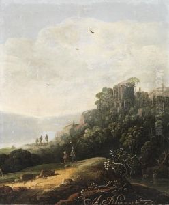 Landschaft Mit Ruine, Landschaft Mit Flusslauf by Abraham Blommaert