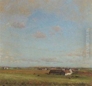 Udsigt Over Landskab Fra Gilleleje by Julius Paulsen