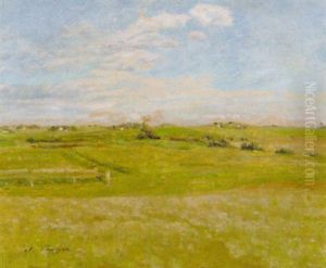 Dansk Sommerlandskab by Julius Paulsen