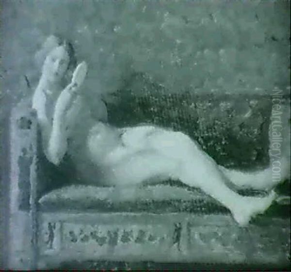 Nogen Kvinde Liggende I En Sofa Og Spejler Sig - view 1
