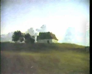 Aften Efter Regn. Horneby by Julius Paulsen