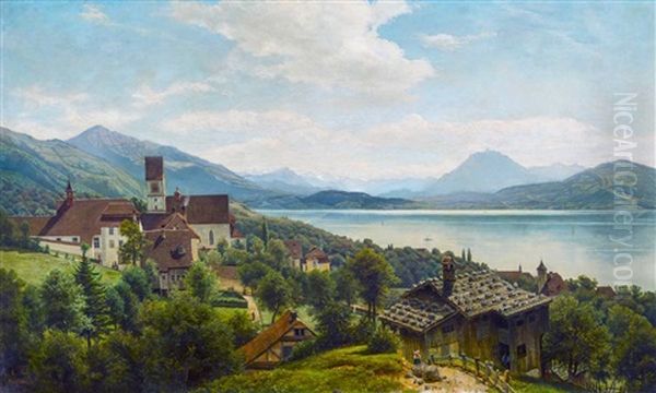 Zugersee (alte Pfarrkirche St. Michael Zug) - view 1