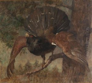 Wood Grouse by Franz Xaver von Pausinger