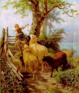 Ein Leckerbissen by Franz Xaver von Pausinger