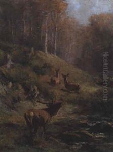Waldidyll by Franz Xaver von Pausinger