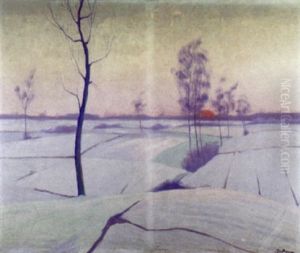 Sneeuw Op De Velle by Jef De Pauw