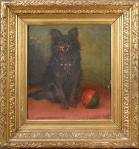 Portrait Du Chien Mouche by Robert De Pauw