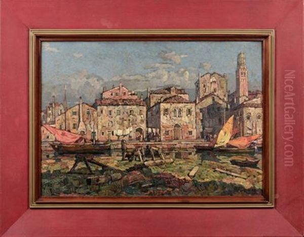 Chioggia; Canale Lombardo (pair) - view 1