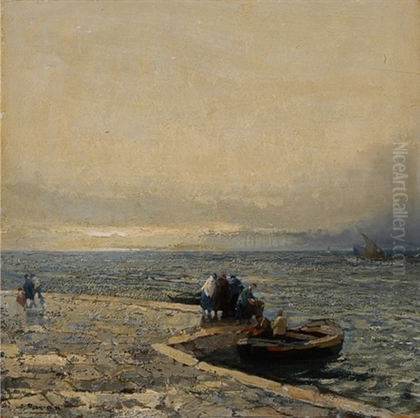 Kustenlandschaft Mit Fischern - view 1