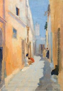 Azemmour, Rue Arabe Un Apres-midi, 1935