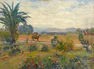 Le Long De La Route A Taroudant by Elie Anatole Pavil