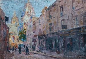 Escena De Ciudad by Elie Anatole Pavil