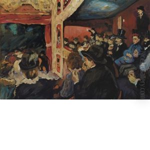 At The Theatre by Elie Anatole Pavil