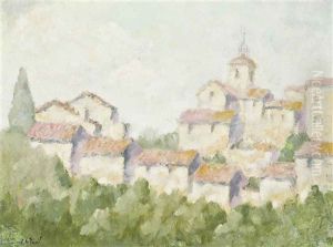 A Village In The Hills by Elie Anatole Pavil