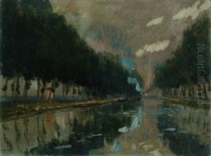 Canal De L'ourcq Au Crepuscule Canal De L'ourcq Au Crepuscule