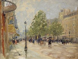 French Boulevard Scene