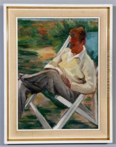 Portrait Of A Man by Elie Anatole Pavil
