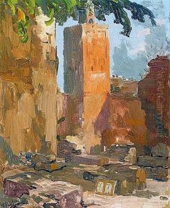 Le Minaret by Elie Anatole Pavil