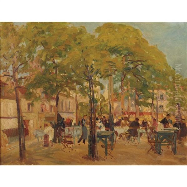 Matin De Printemps, Boulevard De Clichy - view 1