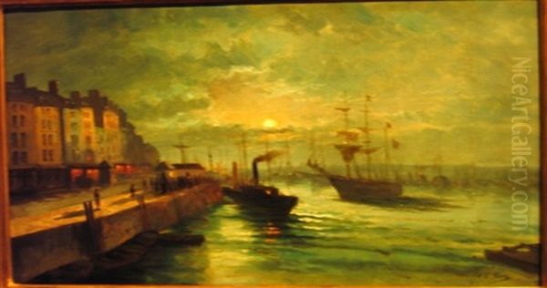 Moonlit Busting Port Scene - view 1