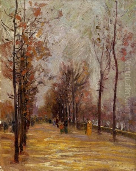 Paris, Promenade Cours De La Reine - view 1