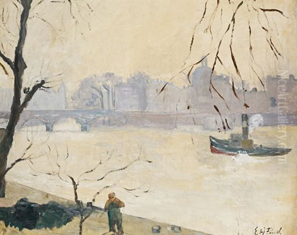 La Seine A Paris - view 1
