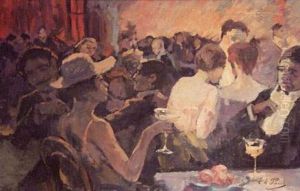 Au Cabaret by Elie Anatole Pavil