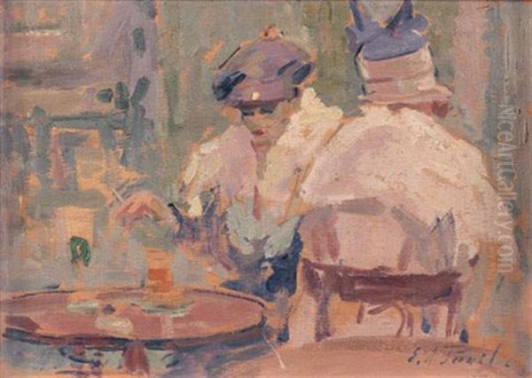 Les Deux Sours Au Cafe - view 1