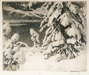 Winter Landscape by Vaino Blomstedt