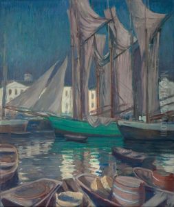 Boatsin The Harbour Of Helsinki by Vaino Blomstedt