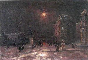 L'ancien Trocadero Sous La Neige