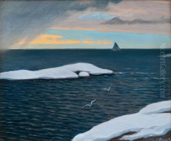 Late Fall At Sea - view 1